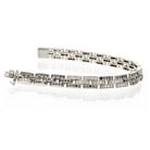 Cartier 18K White Gold Maillon Black And White Natural Diamond Bracelet - The Back Vault