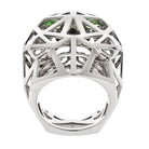 Cartier 18K White Gold Panthere Skeleton EU 59 Ring - The Back Vault