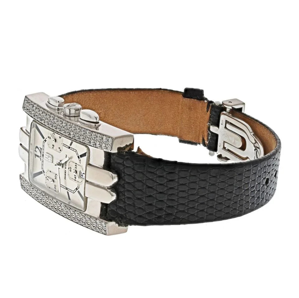 Harry Winston 18K White Gold Avenue Automatic Diamond Women Watch - The Back Vault