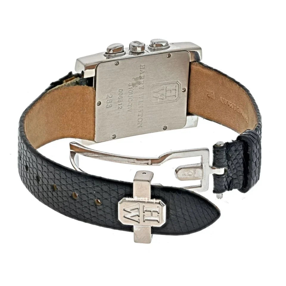 Harry Winston 18K White Gold Avenue Automatic Diamond Women Watch - The Back Vault