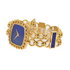 Piaget 18K Yellow Gold 1970's Lapis Tassel Women Watch - The Back Vault