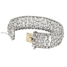 Platinum French Deco Old Cut Diamond 30.00cttw Bracelet - The Back Vault