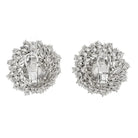 Van Cleef & Arpels 18K White Gold Pearl Diamond Bombe Earrings - The Back Vault