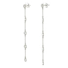 Tiffany & Co. Platinum Elsa Peretti Diamond By The Yard Drop Earrings - The Back Vault