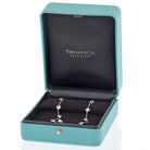 Tiffany & Co. Platinum Elsa Peretti Diamond By The Yard Drop Earrings - The Back Vault