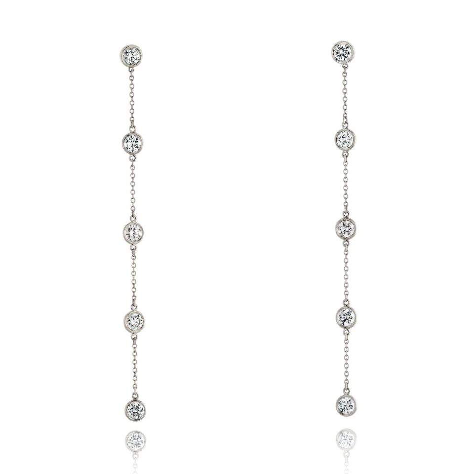 Elsa Peretti Diamonds by The Yard Drop Earrings