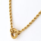 Van Cleef & Arpels 18K Yellow Gold Twiste Rope Chain Necklace - The Back Vault