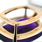 Tiffany & Co. Schlumberger Platinum & 18K Yellow Gold Bird On The Rock Amethyst Brooch - The Back Vault