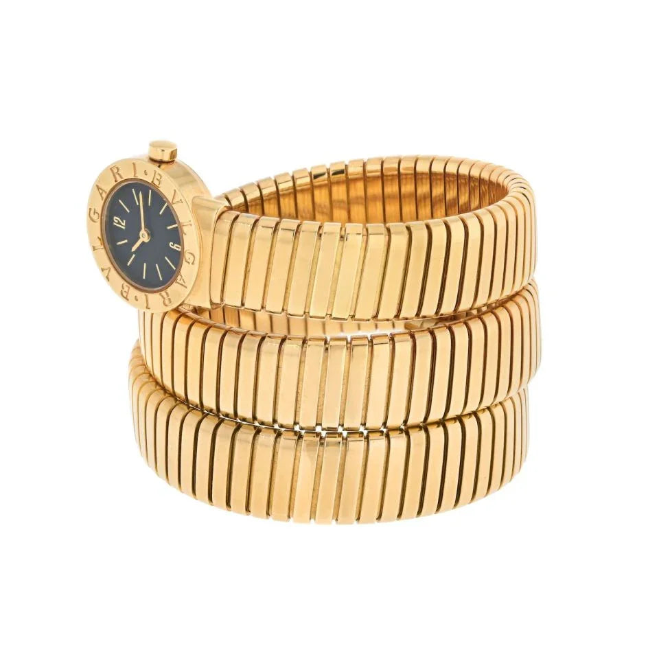 Bvlgari Tubogas 18K Yellow Gold B19 Women Watch - The Back Vault