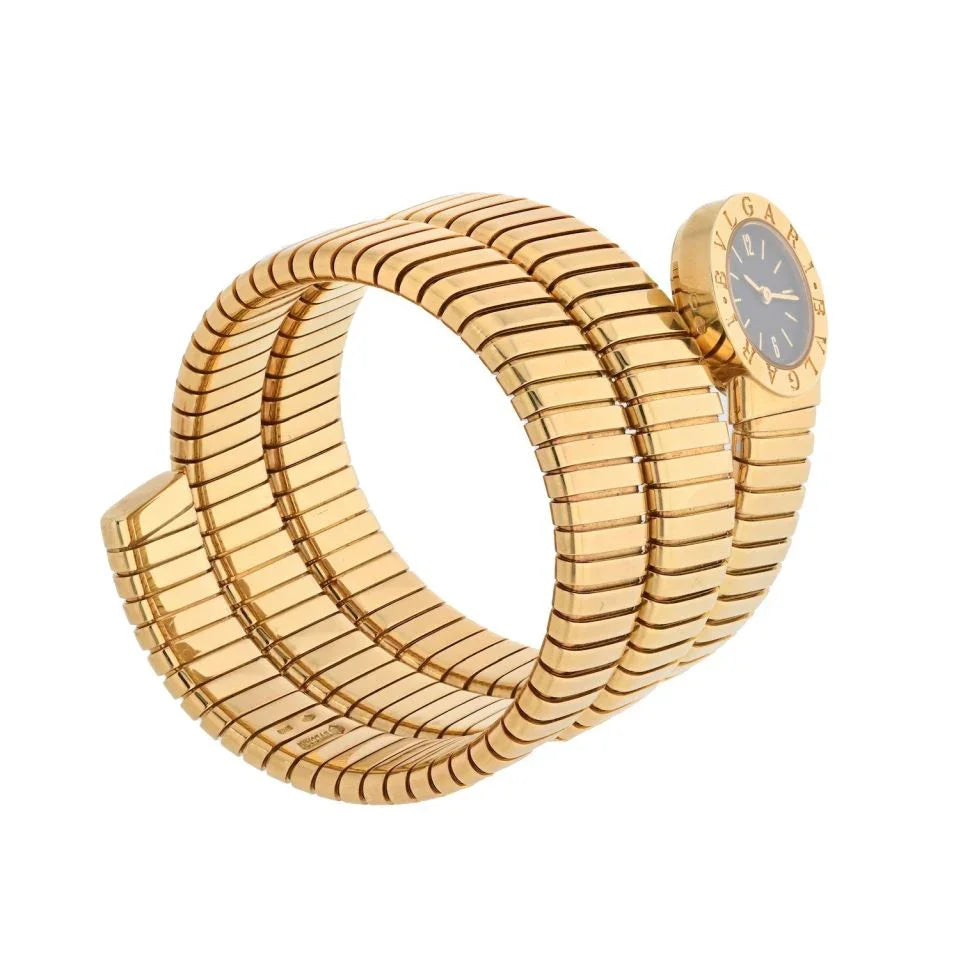 Bvlgari Tubogas 18K Yellow Gold B19 Women Watch - The Back Vault