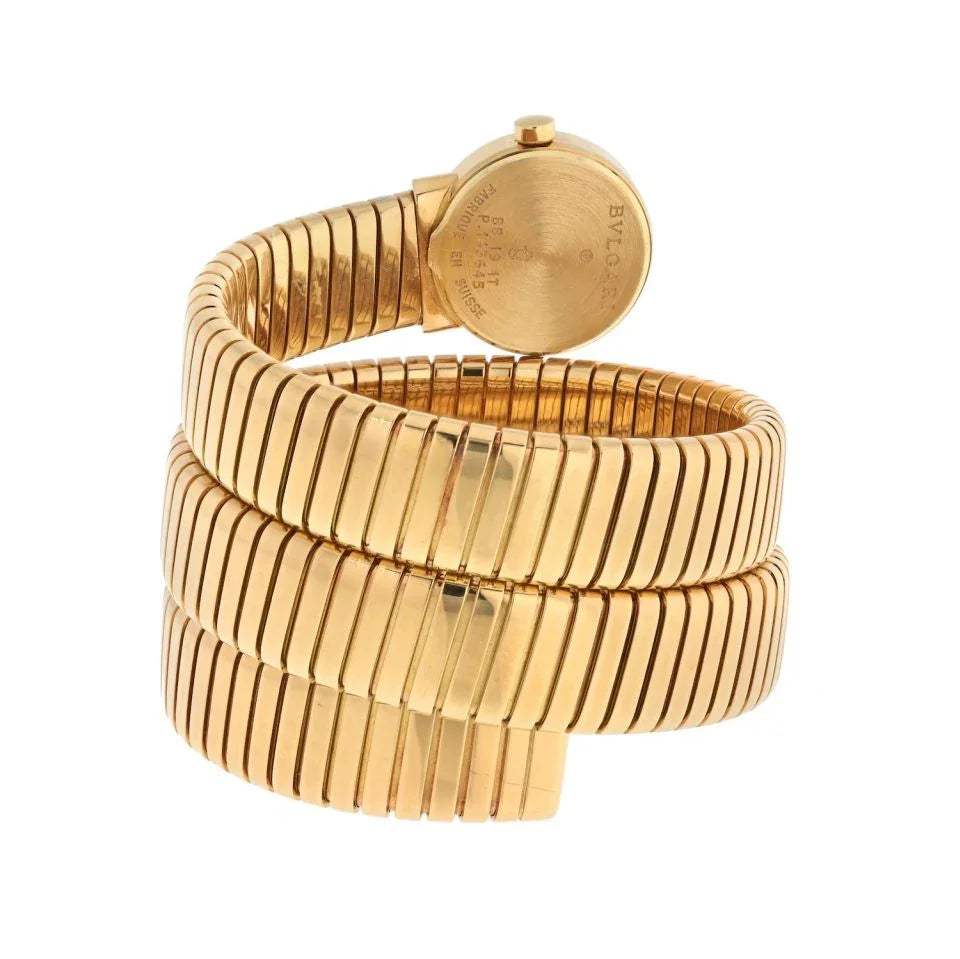 Bvlgari Tubogas 18K Yellow Gold B19 Women Watch - The Back Vault
