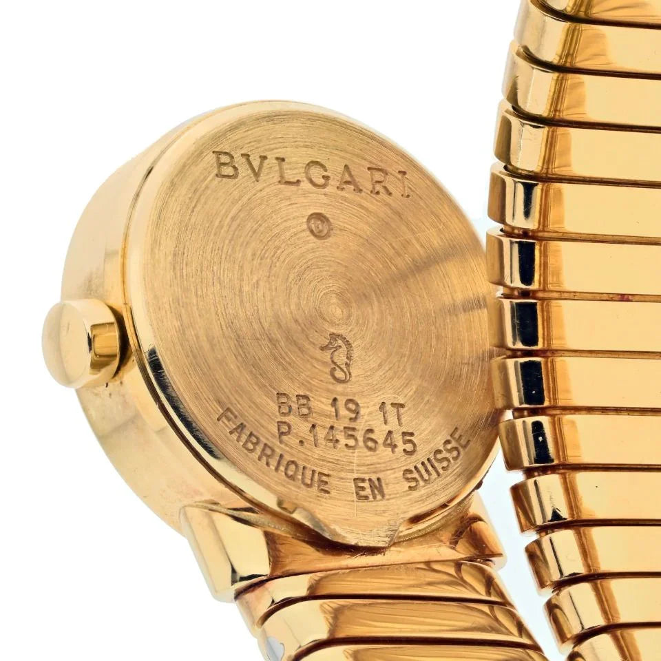 Bvlgari Tubogas 18K Yellow Gold B19 Women Watch - The Back Vault