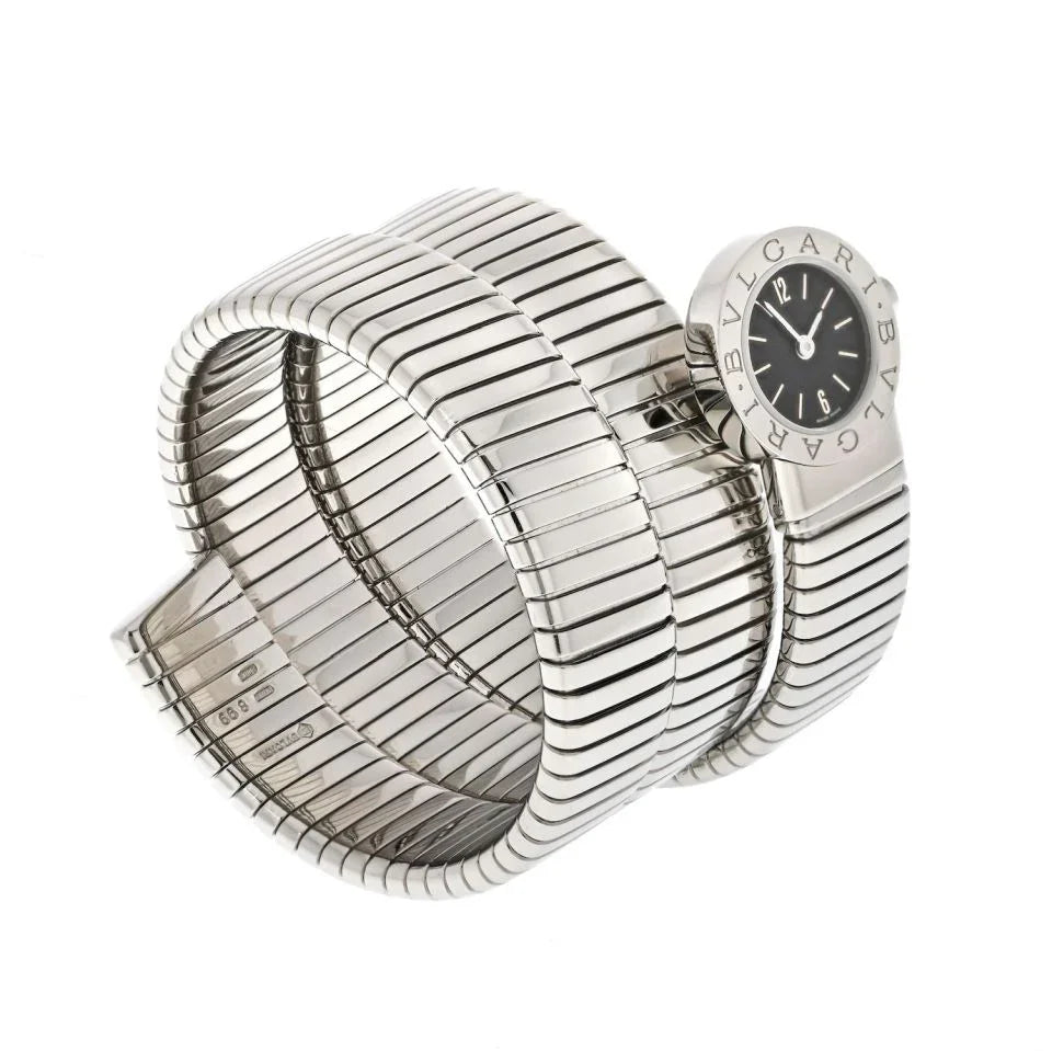 Bvlgari Tubogas Stainless Steel B 19 Women Watch - The Back Vault