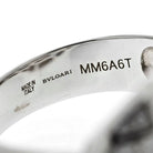 Bvlgari Serpenti 18K White Gold Vipor Snake Sapphire Eyes Ring - The Back Vault