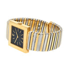 Bvlgari 18K Tri Color SQ 29T Tricolor 29mm Square Dial Women Watch - The Back Vault