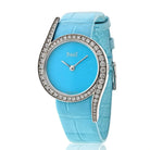Piaget 18K White Gold Limelight Gala Turquoise 32mm Dial Women Watch - The Back Vault
