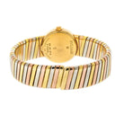 Bvlgari Tubogas 18K Tri Color BB 23 2T Tricolor Black Dial Women Watch - The Back Vault