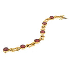 Tiffany & Co. 18K Yellow Gold Carnelian Link Bracelet - The Back Vault