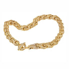 Di Modolo 18K Yellow Gold 37.62cttw Round Diamond Bicycle Style Link Necklace - The Back Vault