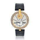 Cartier 18K Yellow Gold Captive 35mm Diamond Case Women Watch - The Back Vault