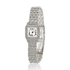Cartier Panthere 18K White Gold Panthere Diamond Mini Women Watch - The Back Vault