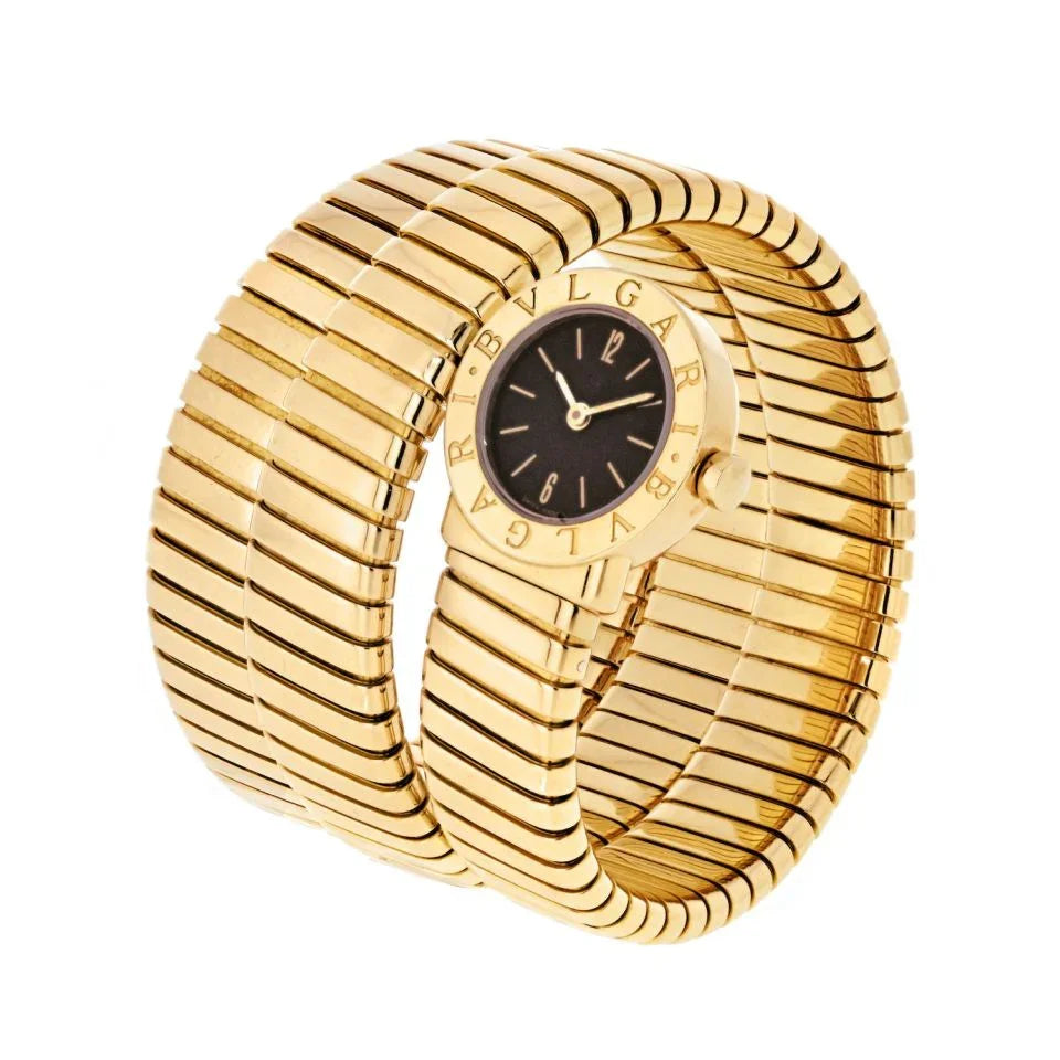 Bvlgari Tubogas 18K Yellow Gold Women Watch - The Back Vault