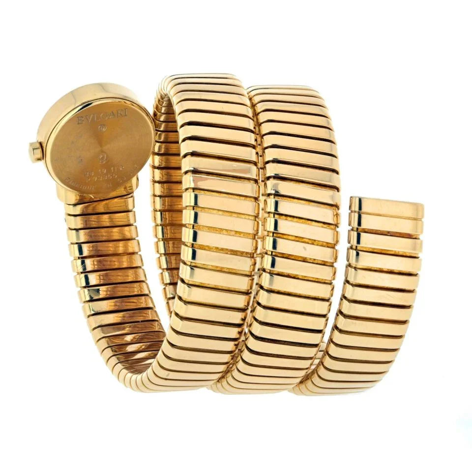 Bvlgari Tubogas 18K Yellow Gold Women Watch - The Back Vault