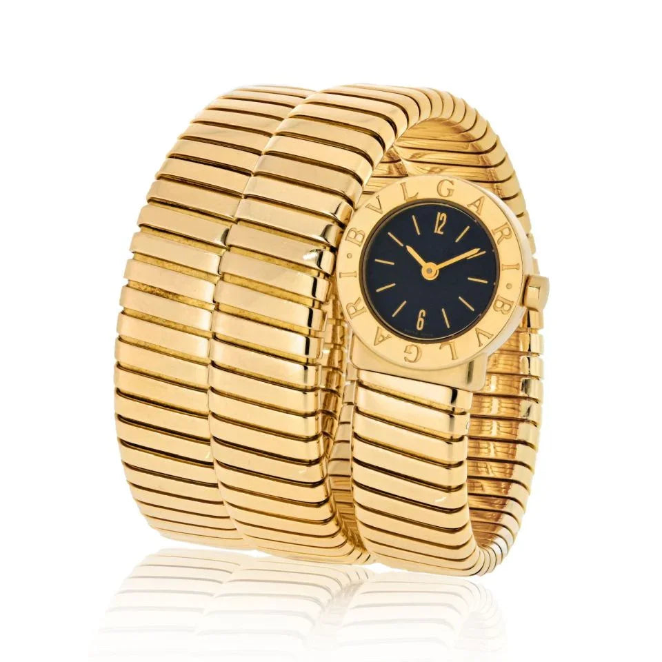 Bvlgari Tubogas 18K Yellow Gold Women Watch - The Back Vault