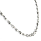 Platinum 11.57cttw Diamond By The Yard Necklace - The Back Vault