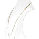 Platinum 7.50cttw Fancy And Club Shape Diamond Chain Necklace - The Back Vault