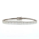 14K White Gold 4.28cttw Tennis Bracelet - The Back Vault