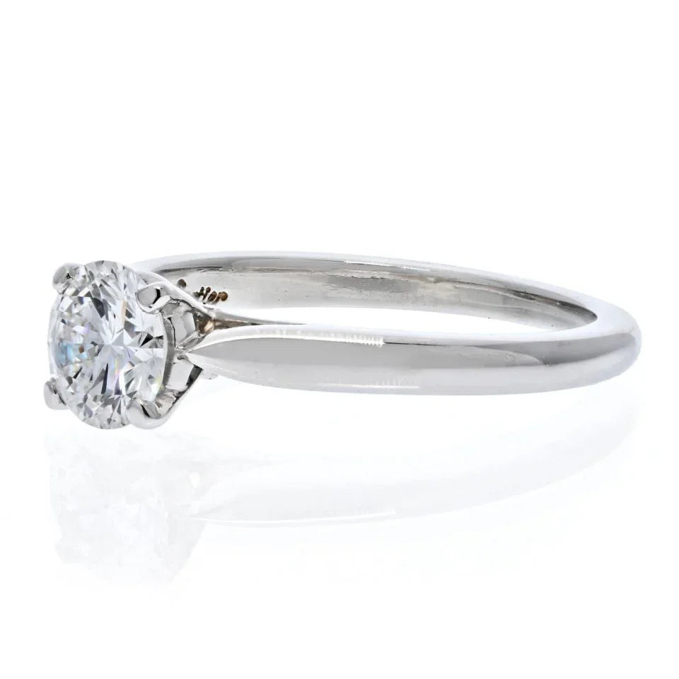 Cartier 0.65 carat Round Diamond G/VS2 GIA 0.65 Carat Round Cut G/VS2 Solitaire Ring - The Back Vault