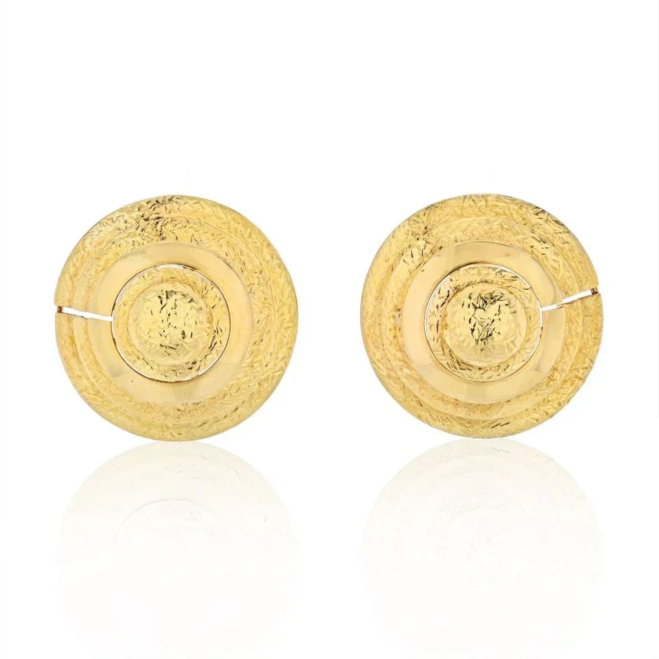 Gold Statement Earrings - The Back Vault