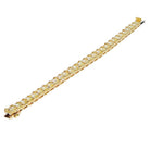 18K Yellow Gold FY Rad Bracelet w/ 29 stones. All 1.00+ VVS2-VS1 Tennis Bracelet