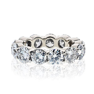 7.15cttw Round Brilliant Cut Diamond Eternity Ring