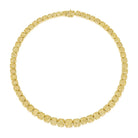 Exceptional 70.52cttw Radiant Diamond Collar 18K Yellow Gold Necklace - The Back Vault