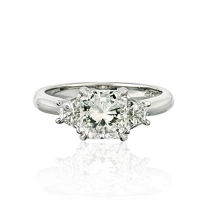 1.50 carat Radiant Cut Diamond H/SI2 GIA  Ring