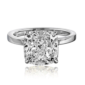 5.01ct Cushion Cut I SI2 GIA Solitaire Engagement Ring