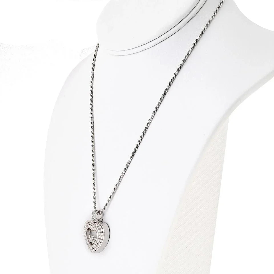 Chopard Happy Diamonds 18K White Gold Five Floating Diamond