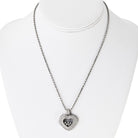 Chopard Happy Diamonds 18K White Gold Five Floating Diamond Heart Necklace - The Back Vault