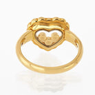 Chopard Happy Diamonds 18K Yellow Gold 0.47cttw Heart Diamond Ring - The Back Vault