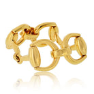 Gucci 18K Yellow Gold Horsebit Vintage Large Link Bracelet