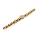 Van Cleef & Arpels 18K Yellow Gold Bouton D'or Medium Model Diamond Dial Watch - The Back Vault
