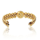 Van Cleef & Arpels 18K Yellow Gold Bouton D'or Medium Model Diamond Dial Watch - The Back Vault