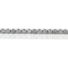 Tennis 14K White Gold 6.37cttw Round Diamond Bracelet - The Back Vault