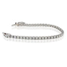 14K White Gold 8.06cttw Diamond Tennis Bracelet - The Back Vault