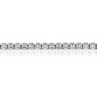 14K White Gold 7.01cttw G-H VS2 Tennis Bracelet - The Back Vault