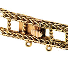 18K Yellow Gold 2.75cttw Mid Century Diamond Floral Chocker Necklace - The Back Vault