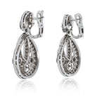 Van Cleef & Arpels Snowflake Platinum 6.70cttw Small Model Diamond Earrings - The Back Vault