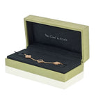 Van Cleef & Arpels Alhambra 18K Rose Gold Grey MOP And Diamonds Bracelet